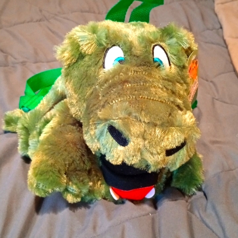 Gator Backpack from Critter Collection
